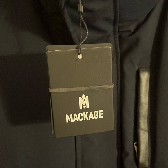 Mackage men’s Dixon NFR down filled fur puffer jacket bomber coat NEW - Picture 5 of 8